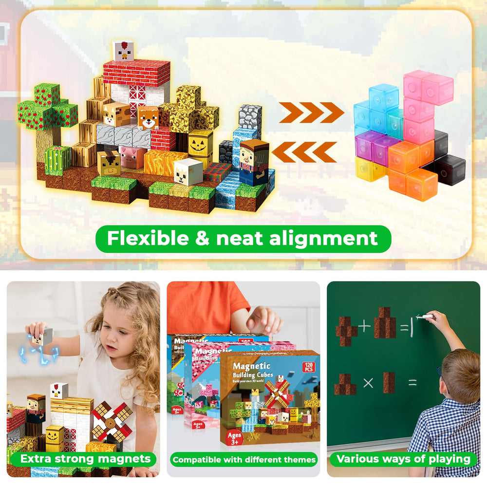 Goody King Magnetic Blocks ideal family bonding activity and classroom use