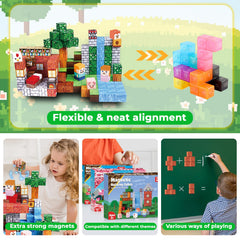 Goody King magnetic blocks presented as a gift for kids' birthdays