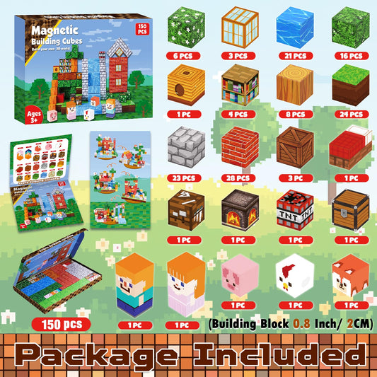 Goody King magnetic blocks enabling infinite designs for creative building