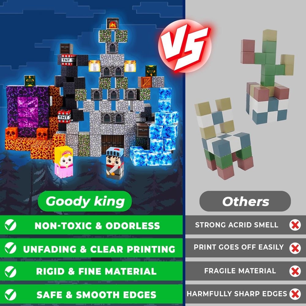 Goody King preschool-friendly magnetic blocks support creative storytelling
