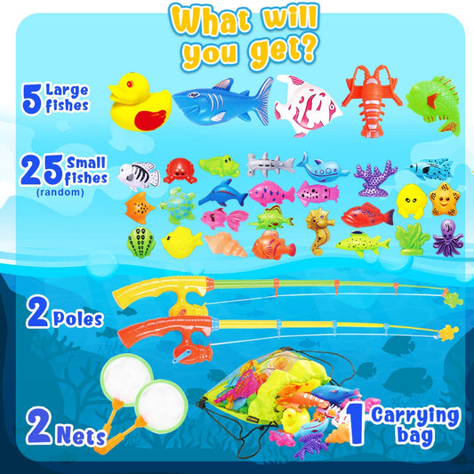 Goody King sea creatures collection sparks imaginative fishing play.