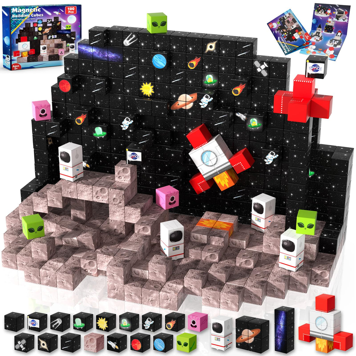 Goody King Space Rocket Blocks Set sparks imaginative space adventures for kids.