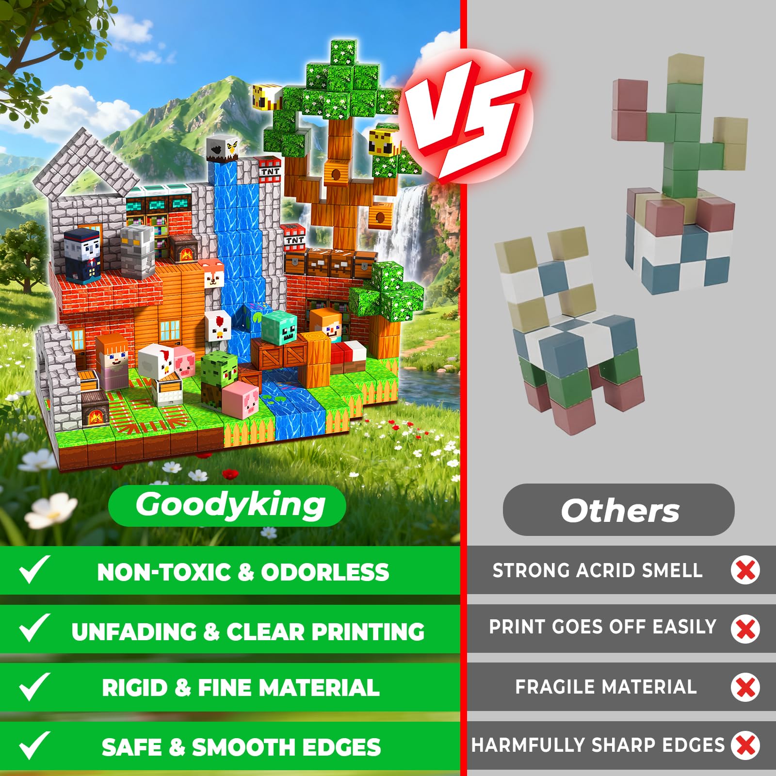 Goody King STEM learning toy supports fine motor skills and hand-eye coordination.