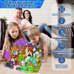 Goody King storage tray keeps blocks organized for quick cleanup after play.