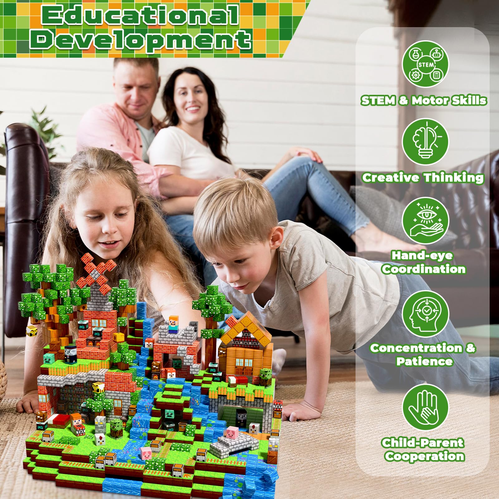 Goody King strong magnets enable endless construction possibilities.