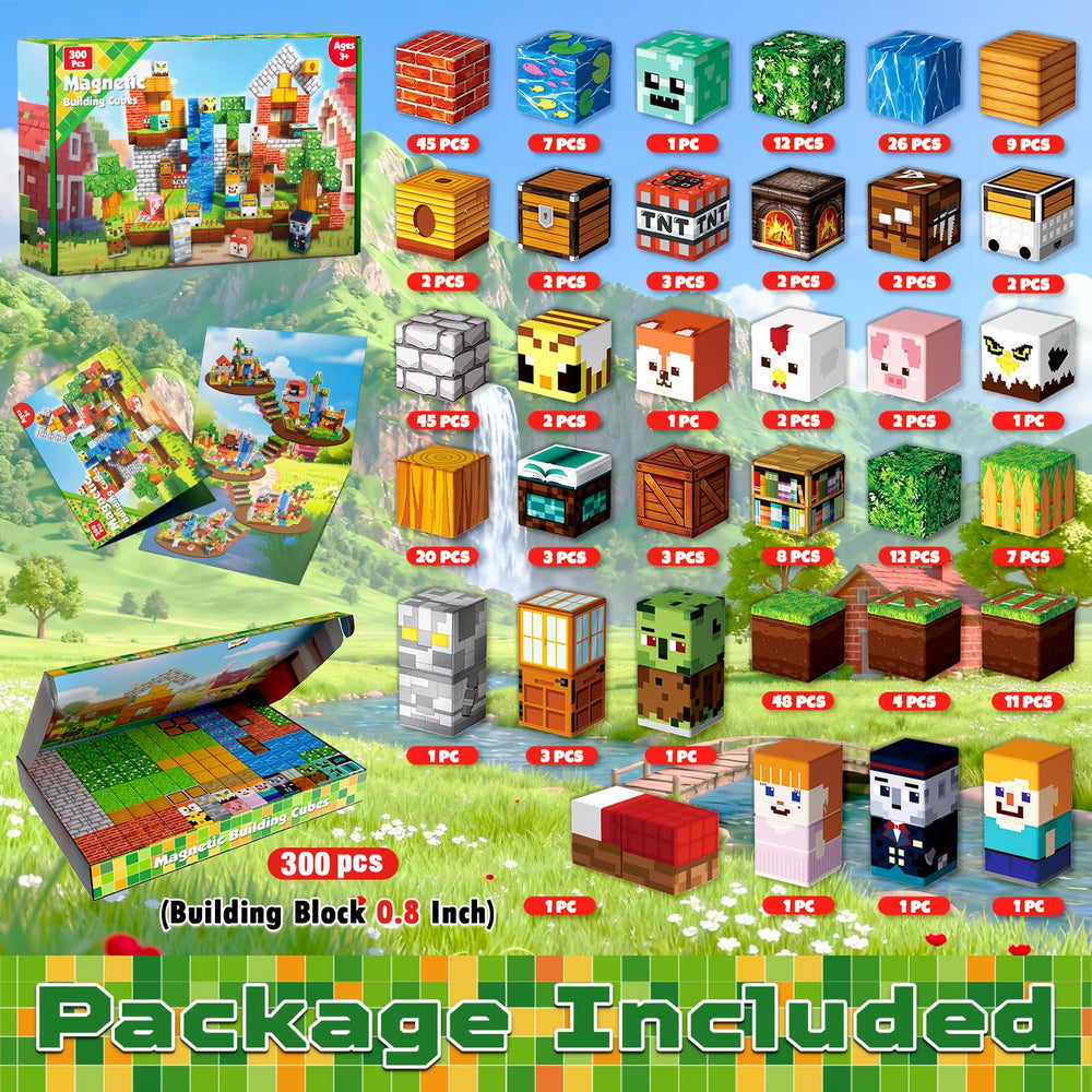 Goody King waterfall adventure magnets for imaginative building and problem solving.