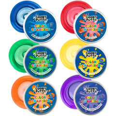 Goody Putty color-changing green-to-lightgreen tin, ideal for focus and sensory play
