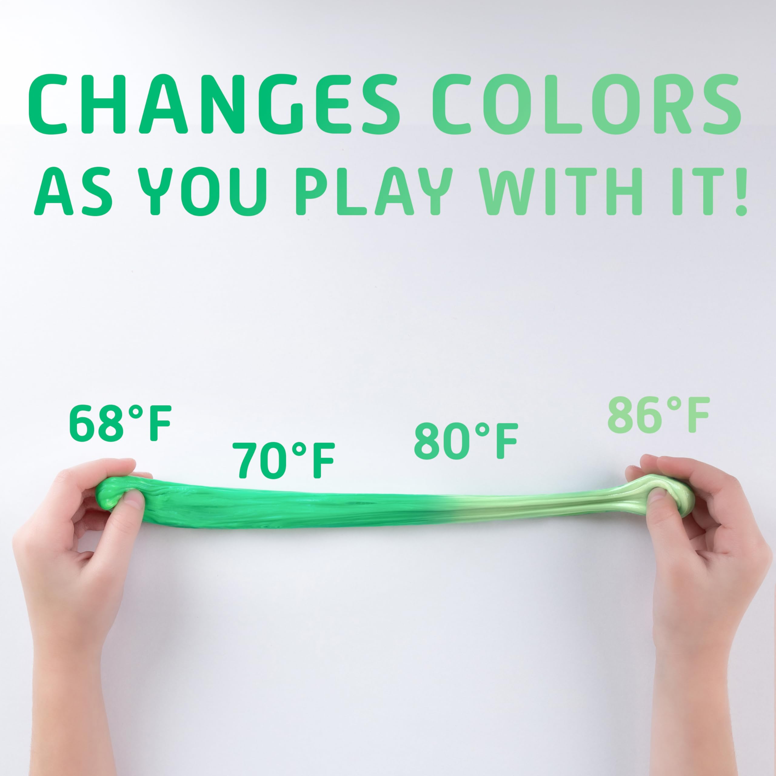 Goody Putty color-changing orange-to-peach tin, vibrant color shifts during use