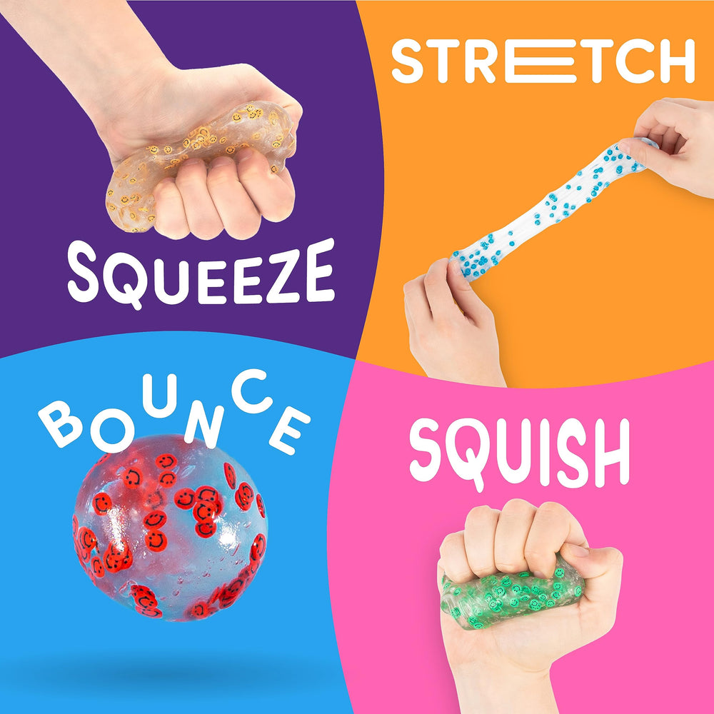 Goody Putty Emoji Red Tin boosts fine motor skills during squish sessions