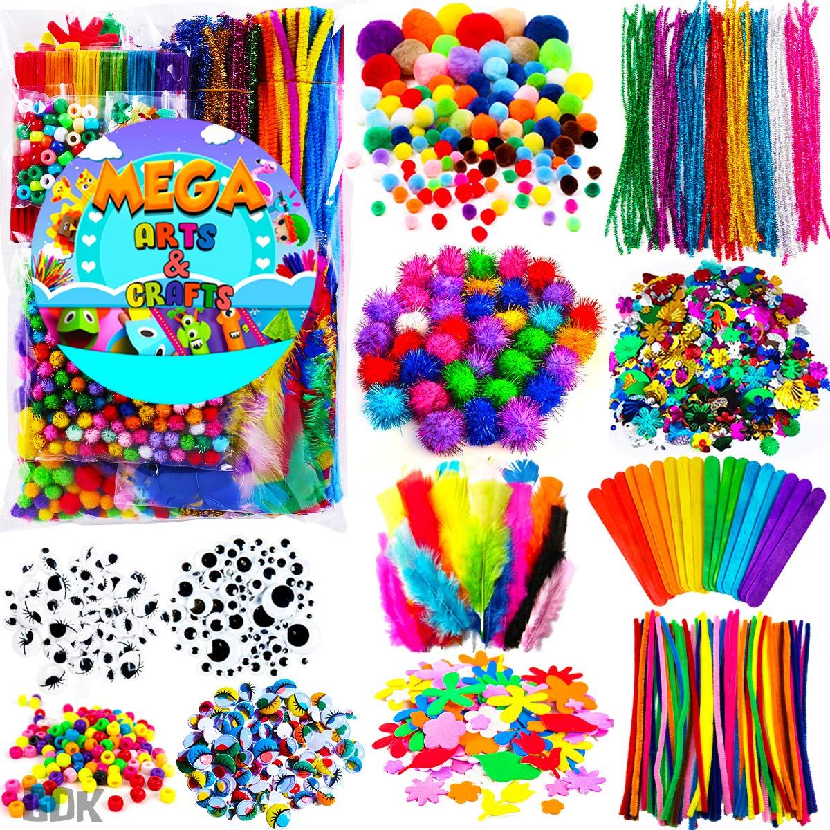 GoodyKing arts and crafts kit 1170pcs for kids sparks creativity and hands-on learning.