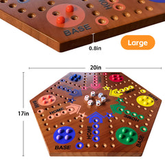 Googgoing fast-track wooden board for quick rounds and lively play