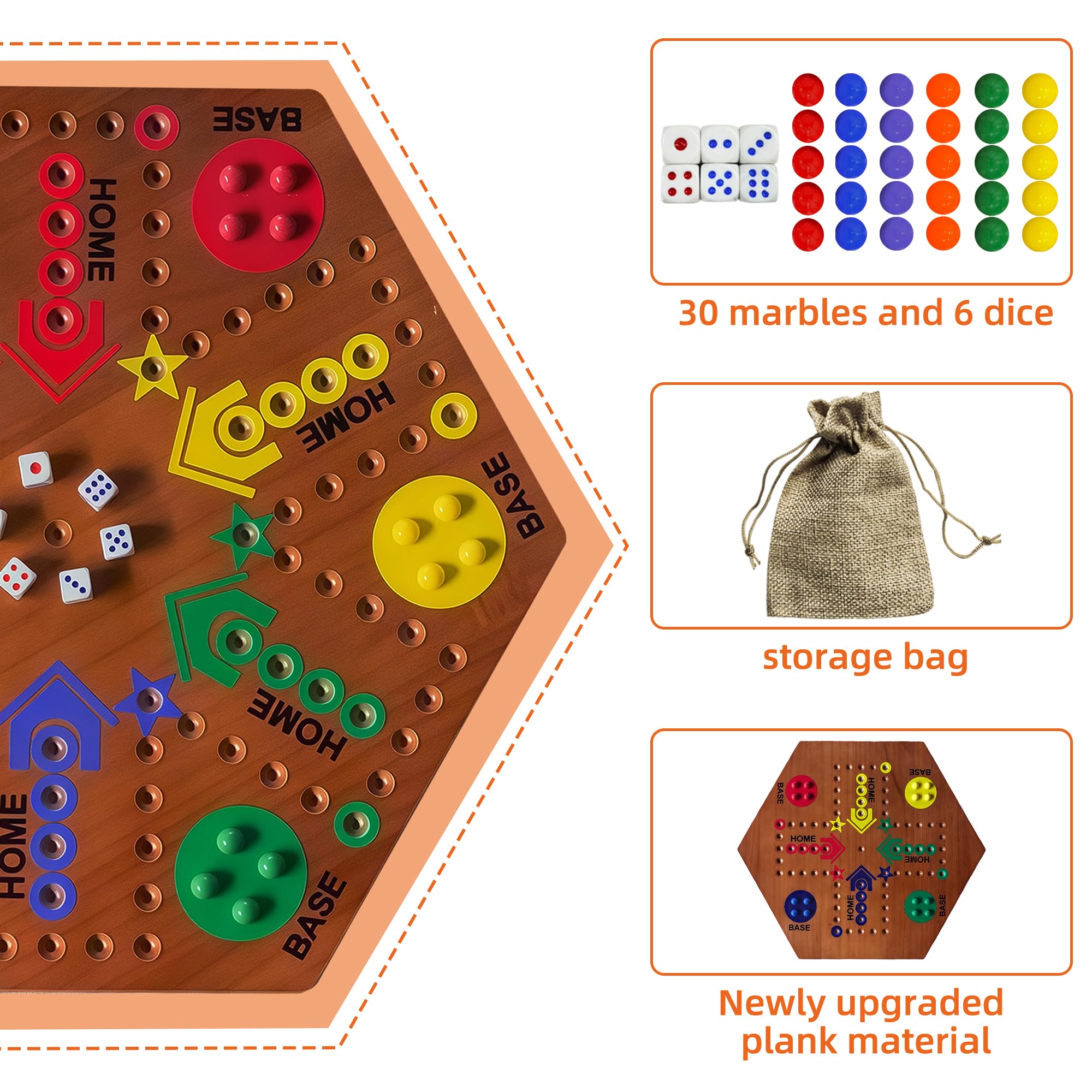 GOOGGOING painted bases and home positions simplify piece tracking.