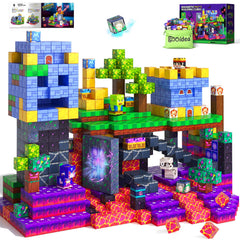 Gooidea 150 magnetic blocks set for creative STEM play and daily learning.