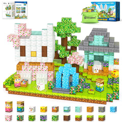 Gooidea 108pcs magnetic blocks close-up showcases colorful pieces that boost fine motor skills.
