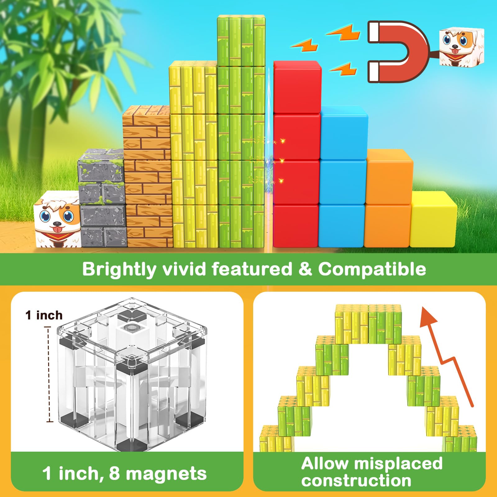 Gooidea colorful block designs inspire engaging play and early pattern recognition.