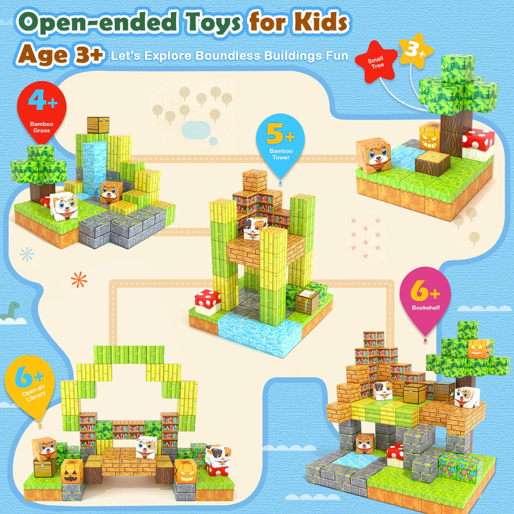 Gooidea durable rounded edges ensure kid-friendly handling during construction play.