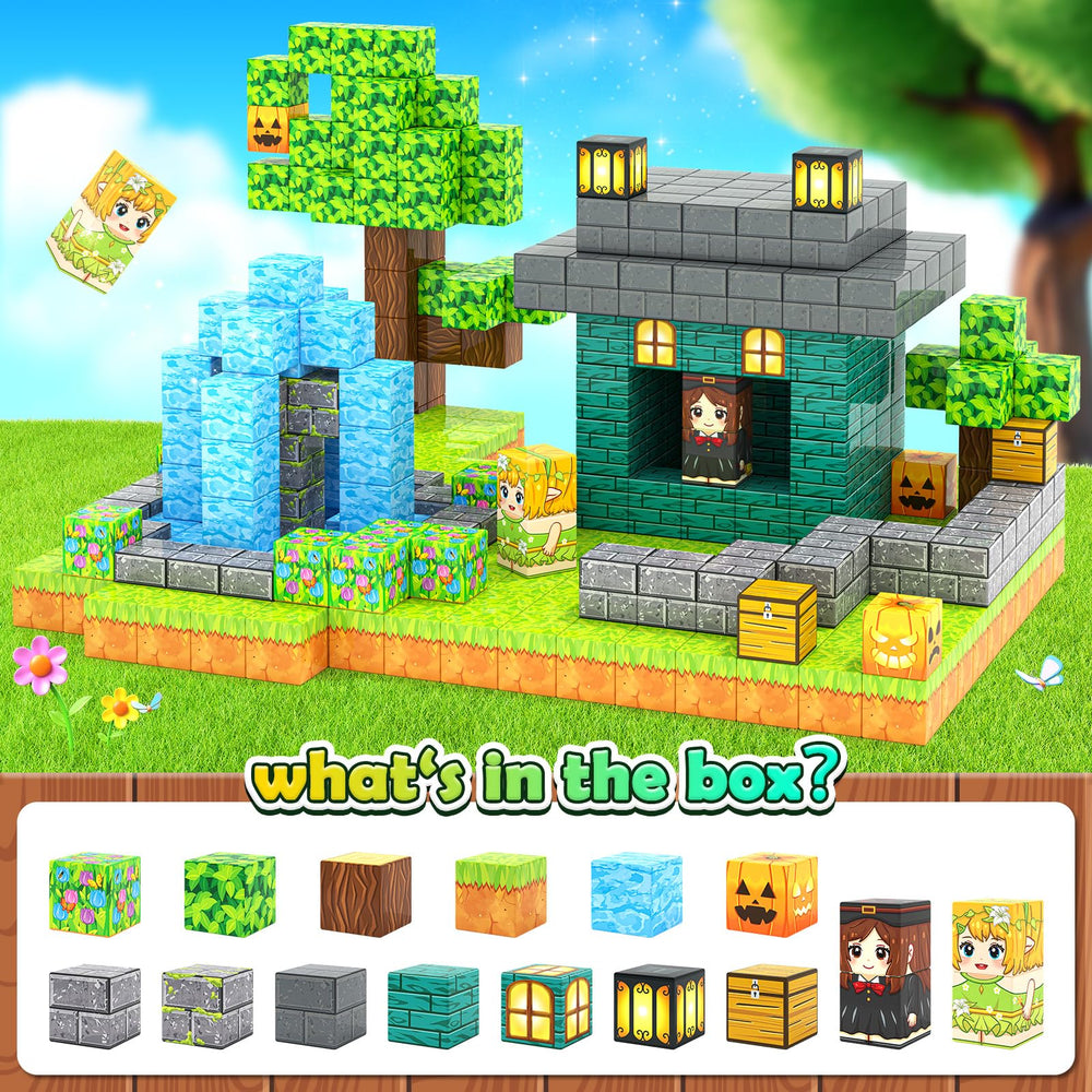 Gooidea enchantment features include easy-start ends for effortless assembly and quick imaginative play.