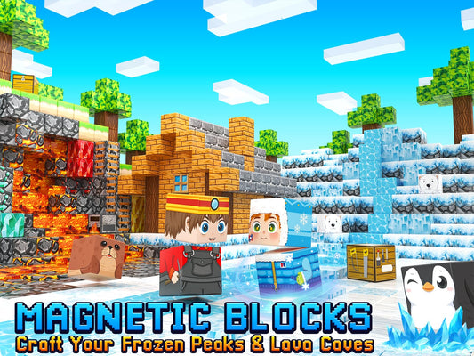 Gooidea blocks shown in group play encouraging cooperative building.