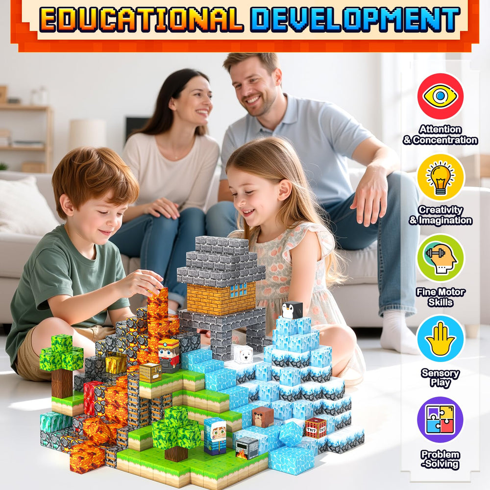 Screen-free family time with Gooidea blocks for hands-on bonding.