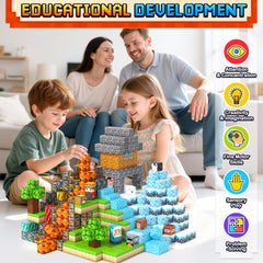 Screen-free family time with Gooidea blocks for hands-on bonding.