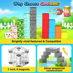 Gooidea UV-printed blocks enhance vivid visuals and engaging construction experiences.