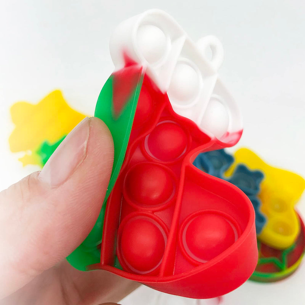 GooKit Christmas mini pop keychain kid-friendly play accessory