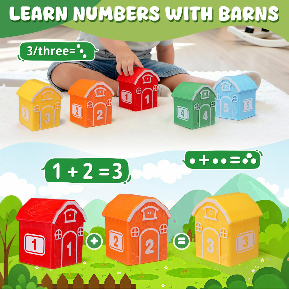 GooMags barn roofs serve as puppet stages for role-play