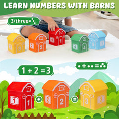 GooMags barn roofs serve as puppet stages for role-play