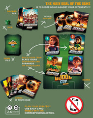 GOOOL CUP Soccer Board Game player boards track moves and tactics