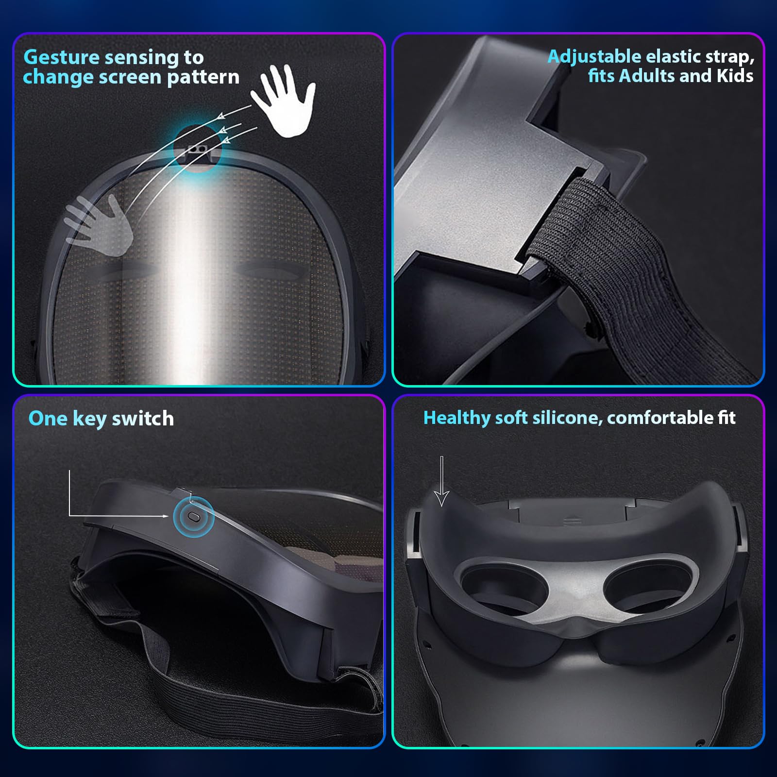 Gootus silicone eye padding boosts comfort during wear.