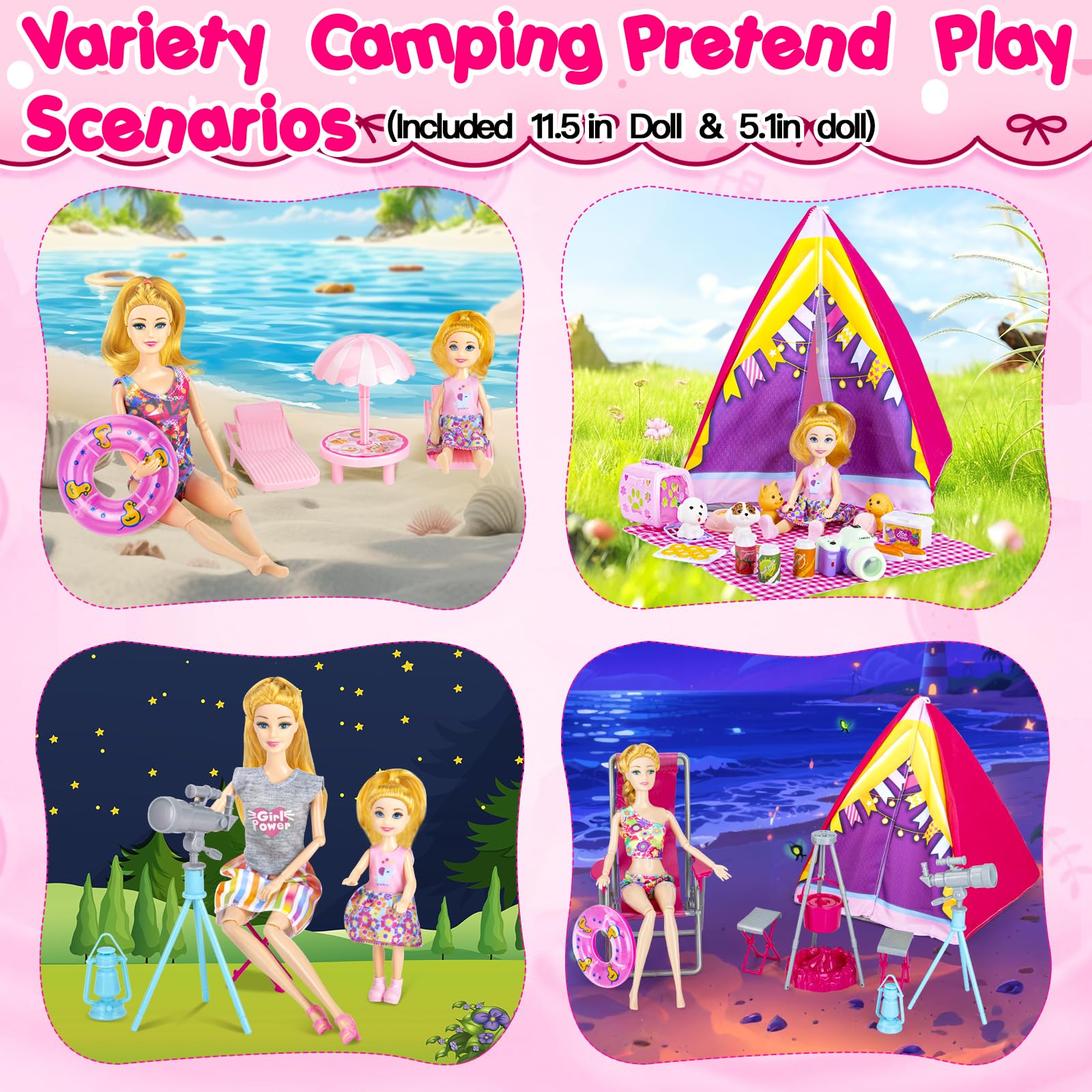 Gorispi dress-up accessories for imaginative fashion play and mix-and-match outfits.