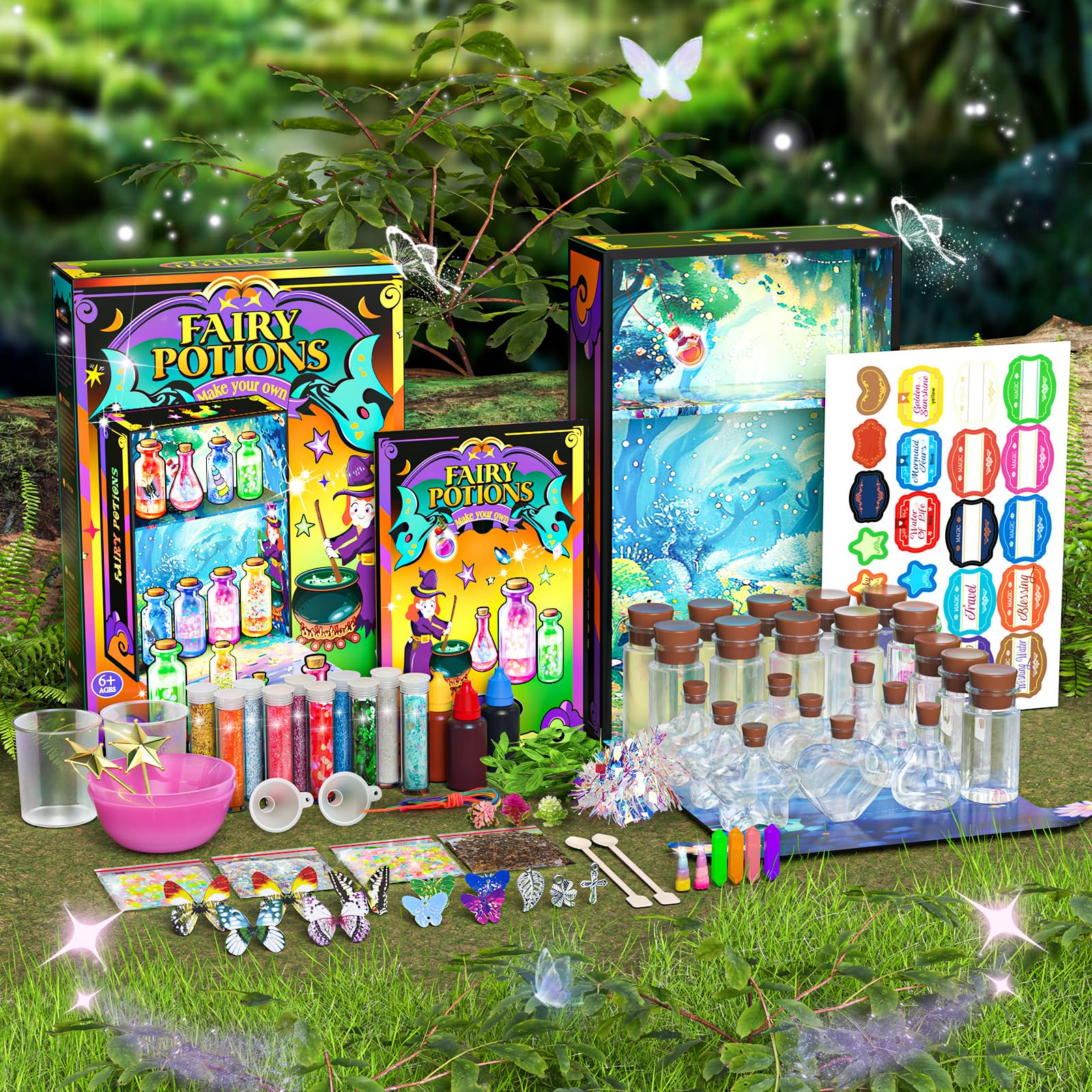 GORISPI Display box turns potions into a fairy tale centerpiece.