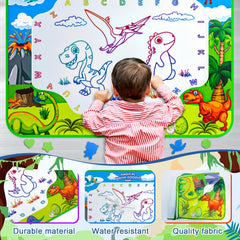 GORISPI Water Doodle Mat comes with organized storage bag for easy travel.