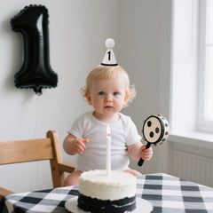 GORNZX handmade crown hat with glitter finish for party moments