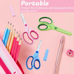 Gorofit soft rubber handles help kids grip easily during art projects.
