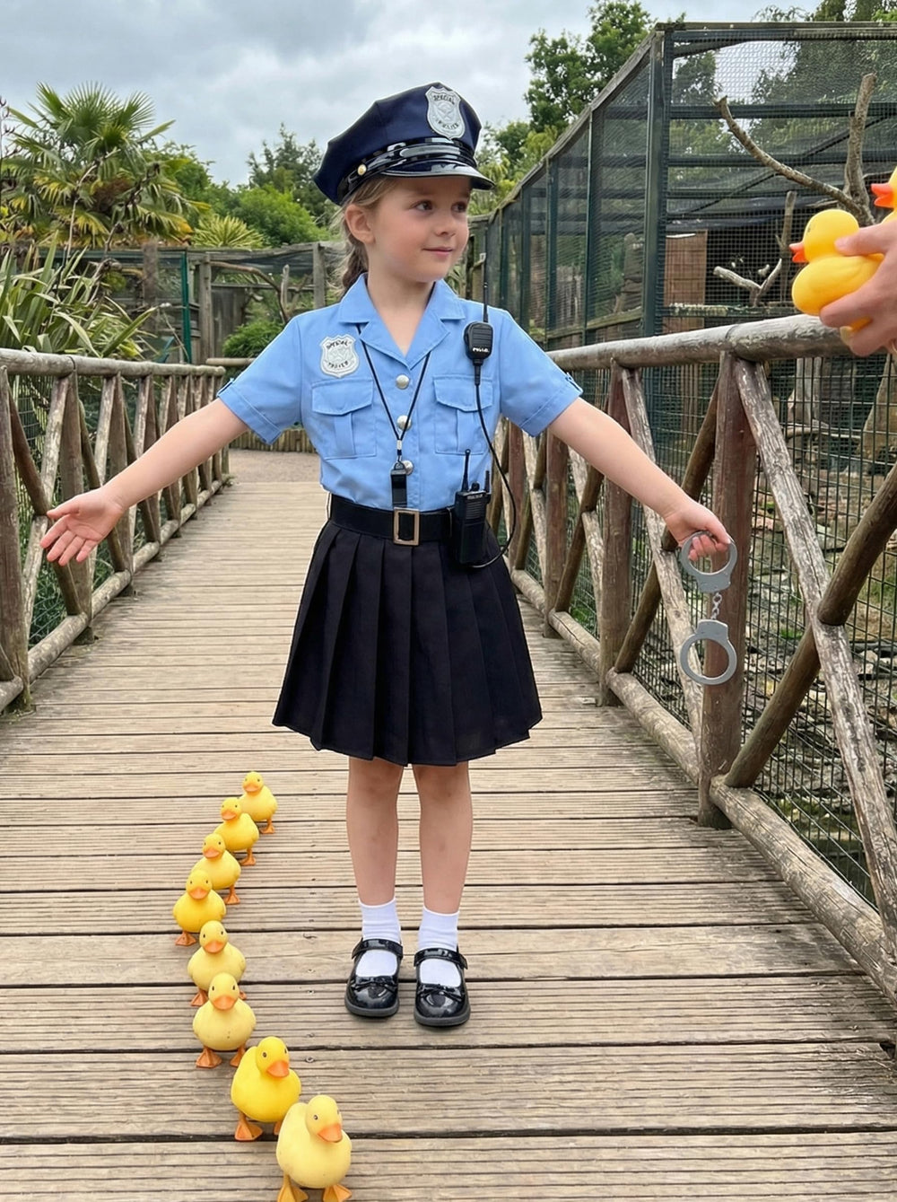 Gortykor Girls Police Belt Costume completes the officer look