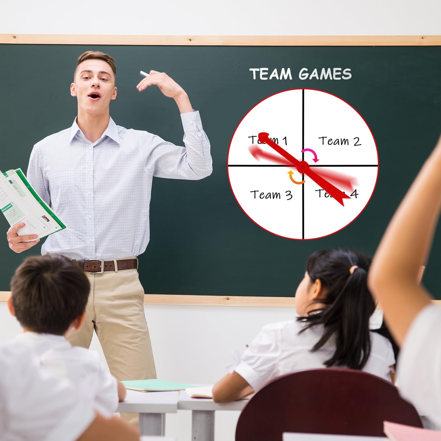 Gosknor board game usage image, easy-to-run prompts for kids.