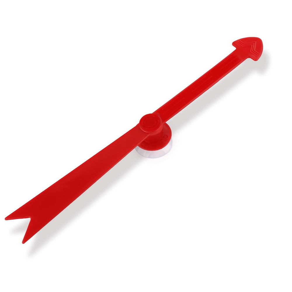 Gosknor large arrow spinner front view, durable plastic for classroom activities.