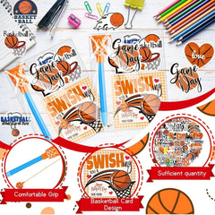Gosodeny basketball cards and party favors enhance Valentine’s events with themed keepsakes.