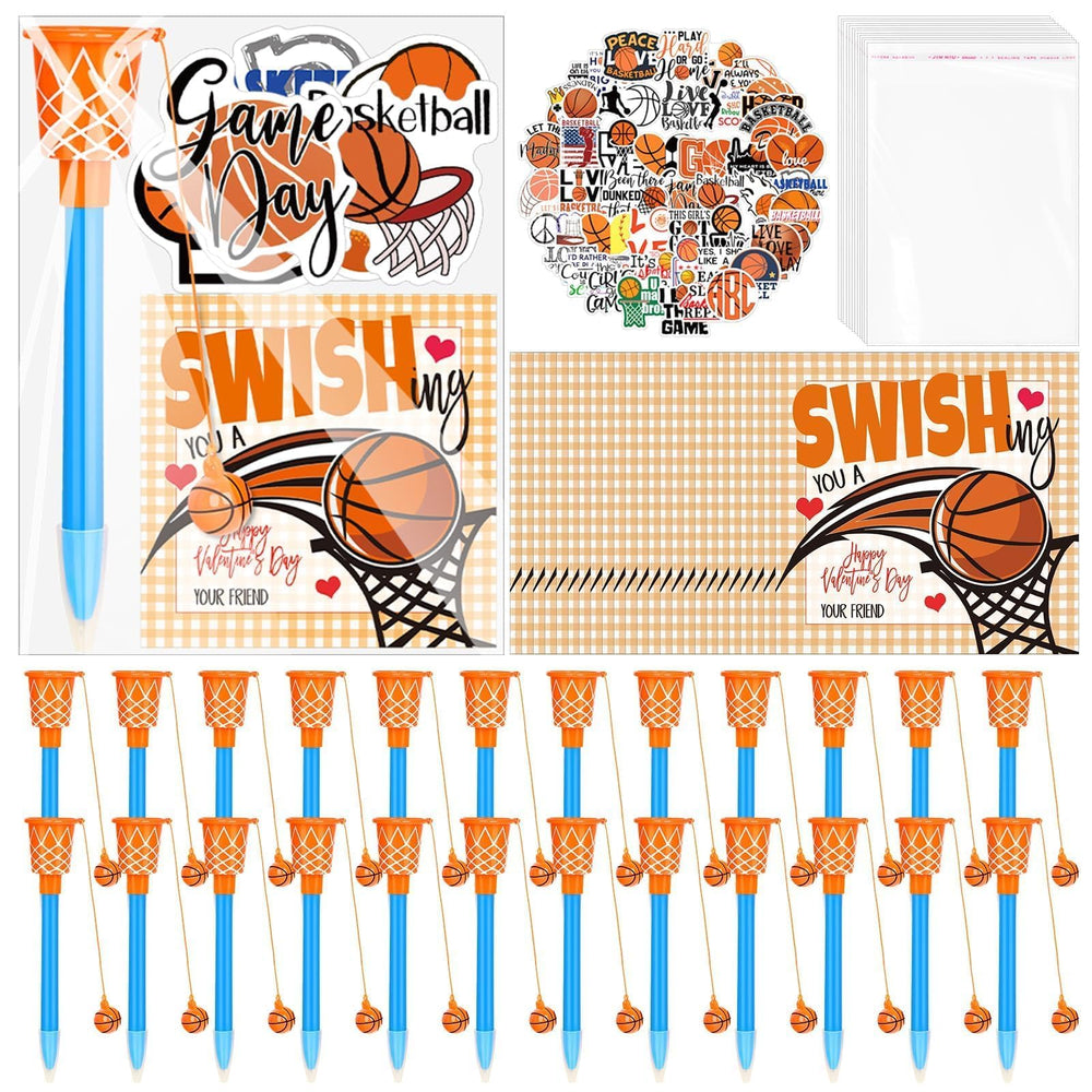 Gosodeny basketball pen set with smooth ink for quick Valentine notes