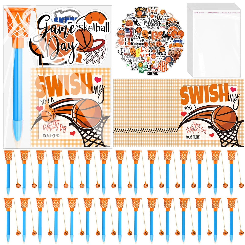 Gosodeny basketball pen set, ideal for Valentine gift exchanges at sports-themed parties.