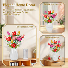 GoStock artificial flowers used as vibrant home decor accents
