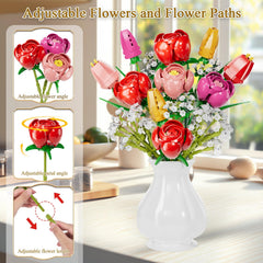 GoStock mix of stargazers with roses for year-round decor inspiration