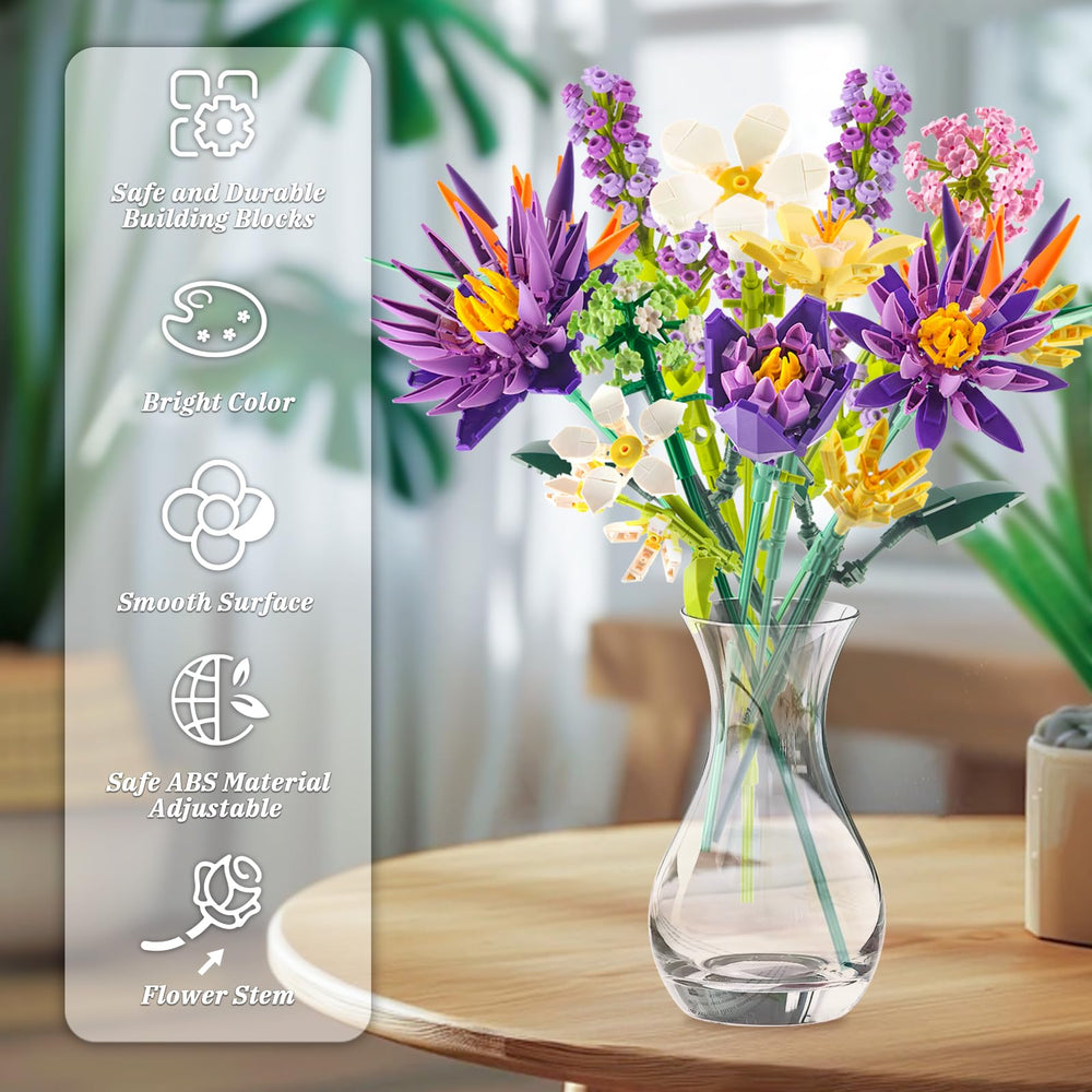 GoStock Water Lily bouquet pieces capture lifelike detail for elegant table decor