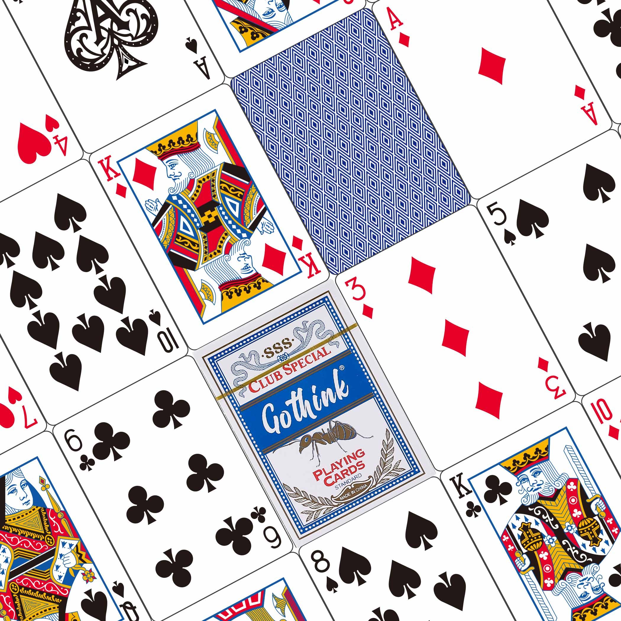 GOTHINK blue-core card stock offers sturdy handling and longevity.