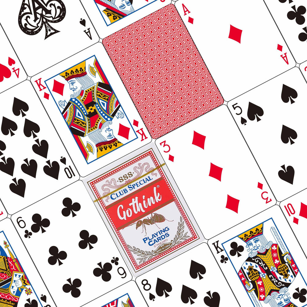 GOTHINK ideal for bridge, poker, euchre, and canasta game nights.