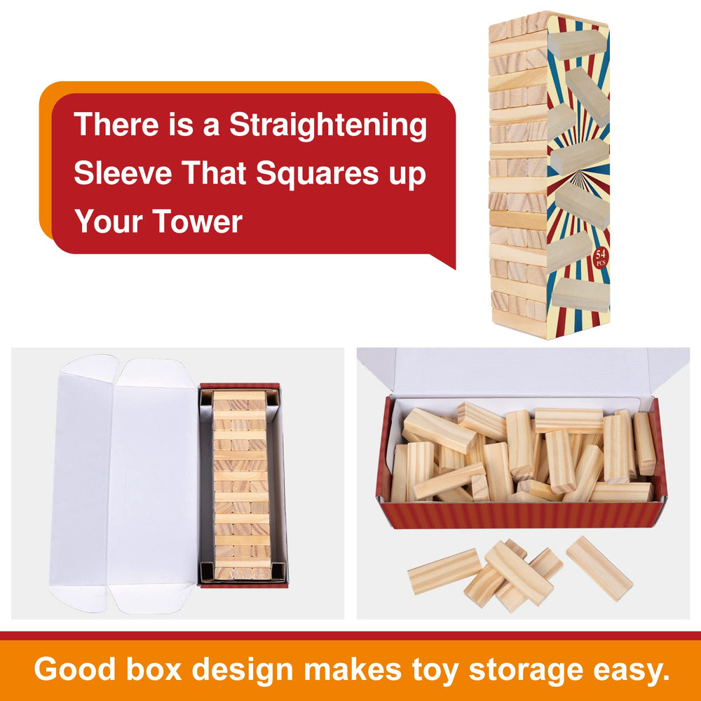 GOTHINK Tumble Tower classic design withstands many tumbles.