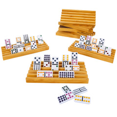 GOTHINK cloth bag offers easy storage and transport for dominoes.