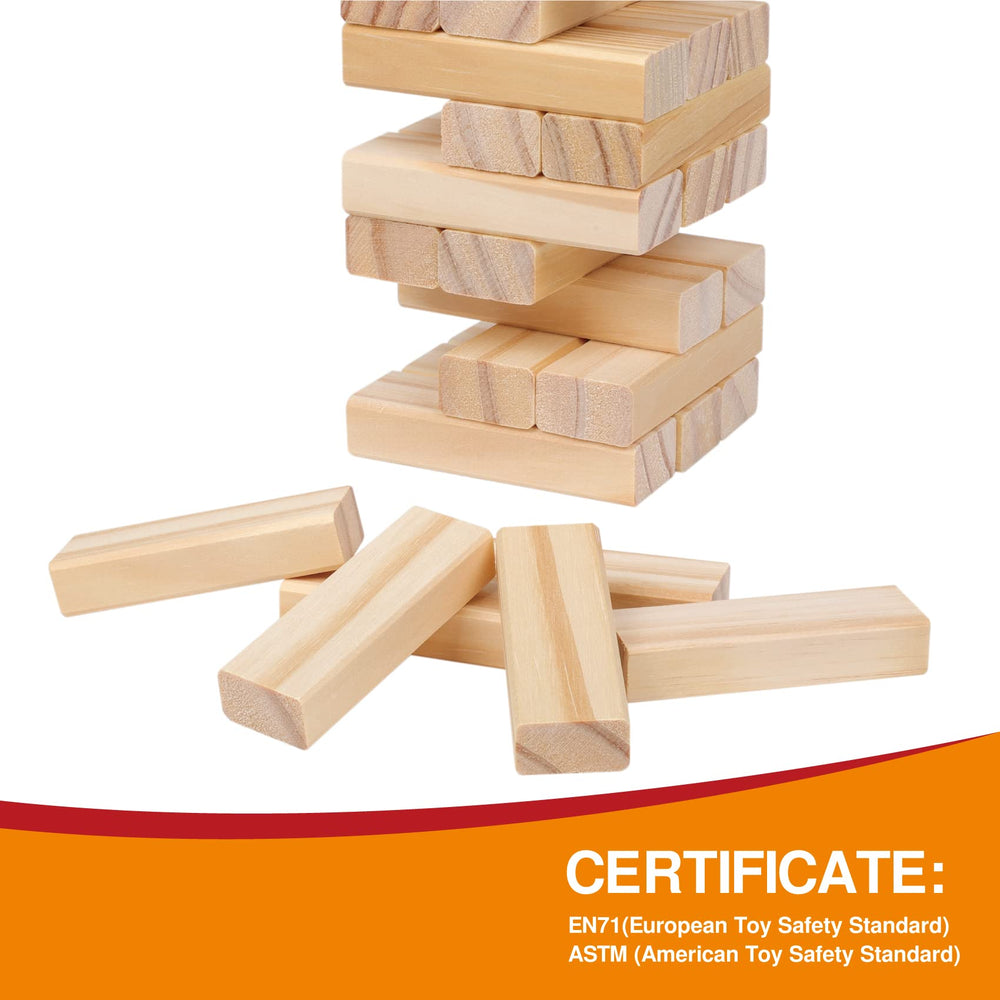 GOTHINK Tumble Tower FSC wood ensures safe, sustainable play.