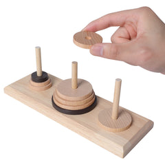 Gothink Hanoi Tower hand-play, ideal for family challenges